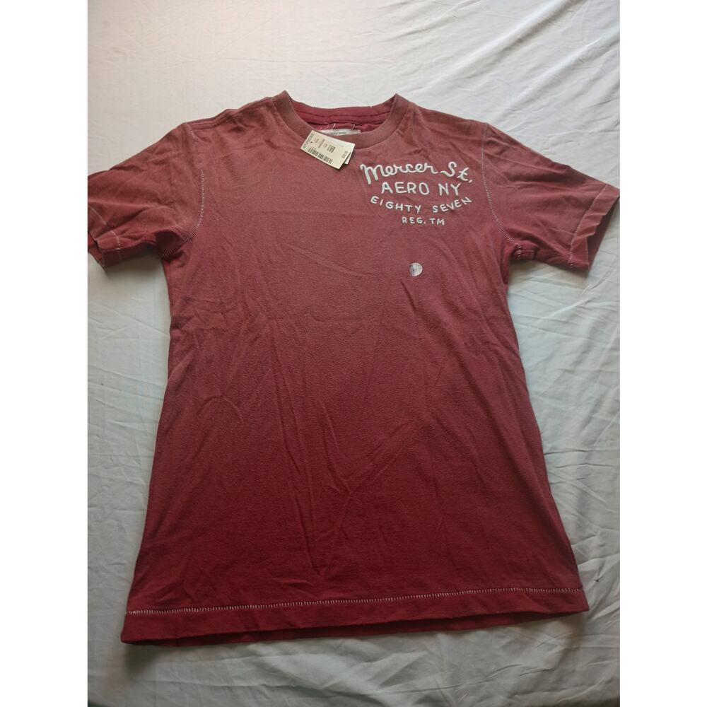 Y2K NWT‎ Aeropostale Fitted Graphic T-shirt Aero NY Short sleeve Mens XS